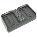 Wasabi Power Dual Battery Charger for Nikon EN-EL18, EN-EL18a, EN-EL18b, EN-EL18c, MH-26, MH-26aAK (with Adapter for Canon LP-E4, LP-E4N, LP-E19) primary