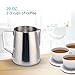Milk Frothing Pitcher - Stainless Steel Frothing Pitcher 20 OZ Frothing Cup with Measurements on Both Sides for Espresso Cappuccino Coffee Latte Art Pitchers Milk Frothers