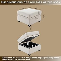 BEARMANOUTDOOR Modular Sectional Couch