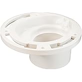 3 X 4 PVC 4 Way Overall Size Closet Flange