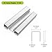 meite 21 Gauge Upholstery Staples, 1/2-Inch Crown with 3/8-Inch Length Galvanized Heavy Duty Staples for Staple Guns MT8016, MT8016S, and MT8016SLN (10,000 Counts)