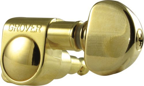 Grover 205G6 Mini Rotomatic Tuners, 6-In-Line, Gold