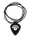 Pickbandz Necklace Silicone Guitar Pick Holder in Epic Black - Double Sided - Fits All - Fully Guaranteed - Rock What You Love With Pickbandz