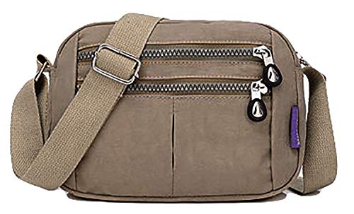 GFM® Nylon Small Cross Body Bag Purse (SA)(S2-528-KH)