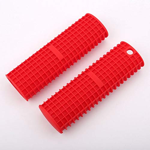 Silicone Pot Pan Handle Saucepan Holder Sleeve Slip Cover Grip Kitchen Cookware Parts Heat Resistant Insulation Mitts - Thumbnail 4