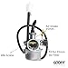 GOOFIT 19mm Carburetor with Cable Choke for 50cc 90cc 110cc 125cc ATV Dirt Bike Go Kart