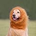 uhoMEy Adjustable Lion Mane Wig for Dog,Dog Toy,Halloween Party Costume