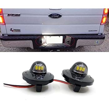 Amazon.com: HERCOO LED License Plate Light Lens Rear Lamp Socket Wiring