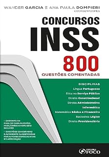 Livro Como Passar em Concursos do INSS: 800 Questões Comentadas