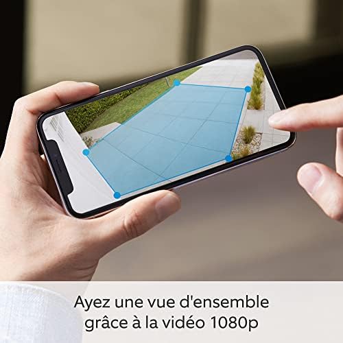 Caméra Spotlight Plus avec adaptateur secteur (Spotlight Cam Plus Plug-in)| Caméra de surveillance extérieure wifi HD, audio bidirectionnel, projecteurs LED | Essai Ring Home gratuit 30 j.