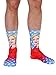 Living Royal People Crew Socks, 3D Print, Colorful & Durable, One Size Fits Most, Made in USA, Hillary Clinton Design