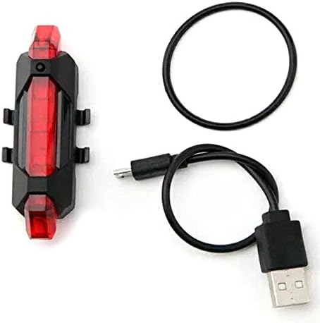 MM-Sports-USA Bicycle [Qty: 1] USB Rechargeable Bike Rear Safety Warning Light