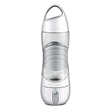 OULYLAN Smart Water Bottle, DIDI Sports Beauty Spray Cup Moisturizing Skin, SOS Warning Light, 2 Hours Reminder Drinking, Cool Mist Humidifier, LED Night Light, USB Recharging 400ml