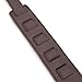 Dat Strap #1 Best Leather Guitar Strap, for Electric, Acoustic, Electro Acoustic, Bass, and Classical Guitar, Padded for Extra Comfort, Dark Brown, Includes 2 FREE Pick Geek Steel Picks, Perfect Gift