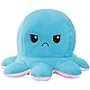 LENDOO Reversible Octopus Double-Sided Flip Soft Toys, Octopus Plush Cute Mini Octopus Stuffed Animals Doll Creative Toy Gifts for Kids/Girls&Boys/Friends (PINK+LIGHTGREEN)