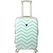 Travelers Club Modern Hardside Expandable Spinner Luggage, Chevron, Carry-On 20-Inch