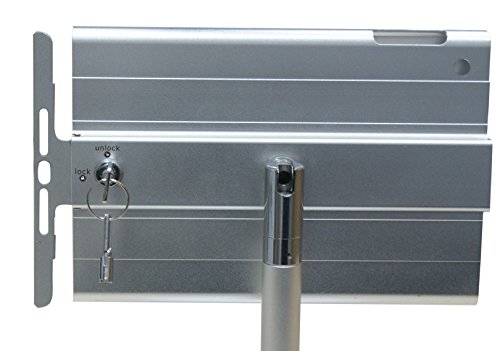 ANGEL POS 1521040 iPad Mini POS Kiosk Stand Enclosure with Security Lock and Key Desktop Anti Theft Projector Accessory