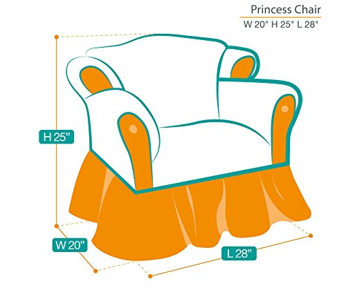 KEET Princess Kid's Chair, Lavender/Green - Thumbnail 3
