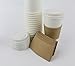 50 Sets Coffee Cups Disposable with Lids & Sleeves Hot Coffee Cups with Lids & Sleeve Holders (20oz)