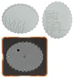 Fiskars 100830-1001 Scalloped Oval Design Set, Complex Pattern, Medium