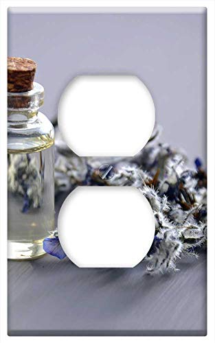 Switch Plate Outlet Cover - Cosmetic Oil Natural Cosmetic Houses Borage Flowers