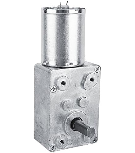 Sankuai DC-Getriebemotor ZGA37RG – 12V/24V, 10W, 100 U/min, Reversible, Mit 6-mm-Welle – Für DIY & Industrie