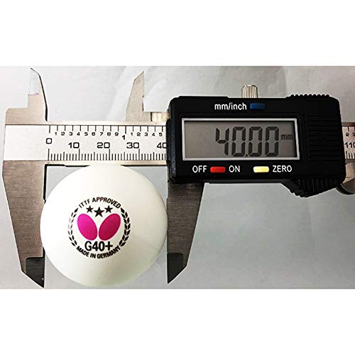 Butterfly G40+ Table Tennis Balls 40mm White Ping Pong Ball ITTF