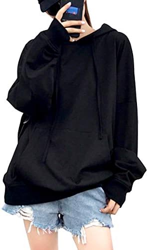 Joplin & Co Women’s 4 Colors Loose Hooded Sweatshirt, Hoodie, Sweatshirt, Top, Rough Clothes