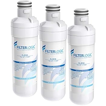 LT1000P Refrigerator Water Filter Replacement of FilterLogic, Compatible with LG LT1000P, LT1000PC, LT1000PCS, ADQ74793501, ADQ74793502, MDJ64844601, Kenmore 46-9980, 9980 (Pack of 3)