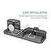 Treatlife Stand for iPhone, 3 in 1 Charging Station Universal Dock Silicon Holder Compatible with iPhone Xs/Xs Max/Xr/X/8 plus/8/7plus/7/iWatch Series 4/3/2/1