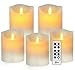 Aignis Flameless LED Battery Operated Candles for Home/Wedding/Party/Birthday Decor (Yellow)
