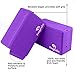 Yoga Blocks (Set of 2) 9″x6″x4″ – High Density EVA Foam Bricks Provides Stability Balance & Support, Improve Strength and Deepen Poses – Great for Yoga, Pilates, Workouts, Fitness & Gym (Purple)thumb 2