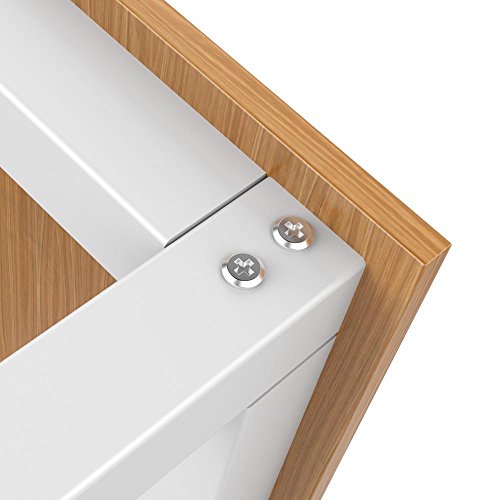 Yaheetech 47'' Modern Simple Computer Desk, Simple PC Laptop Study Writing Table Gaming Computer Table Workstation for Home Office Brown