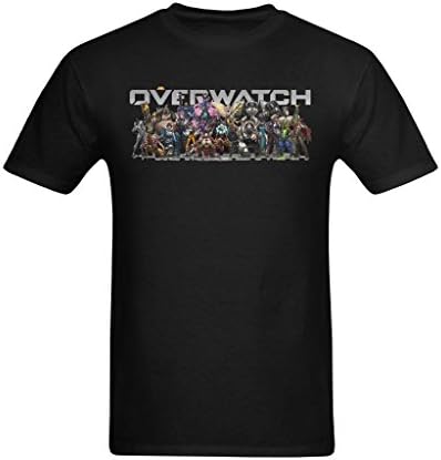 Nehasigo Men's Overwatch Heroes Design T-shirt L