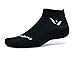Swiftwick - Pursuit ONE, Ankle Socks for Golf and Running, Black, Medium