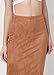 Wink Gal Women's Long Suede Pencil Skirt