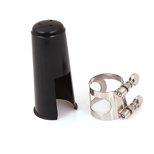 Metal Ligature + Cap Clip Fastener for Clarinet Mouthpiece