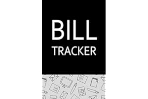 Bill Tracker: A Monthly Bill Payment Tracker book , small pocket size for Expense Checklist / Bookkeeping / Budget Finance Planning / Money Debt Keeper : simple black cover (Bill Tracker Bookkeepings)