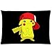New Pillow Cover Cute Pokemon Pikachub Pillowcase Cover Design For Kids Birthday Gift Custom Zippered Pillow Cases Standard Size Inch 20*30 inches (Twin sides)