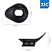 JJC Soft Silicone 360º Rotatable Ergonomic Oval Shape Camera Viewfinder Eyecup Eyepiece for Sony ILCE A6300 A6000 NEX-6 NEX-7 Replace Sony FDA-EP10