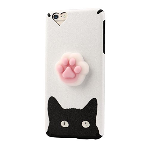 GBSELL Cute Squishy 3D Lazy Cat Soft Back Case Cover for iPhone 6 Plus/6s Plus (H)
