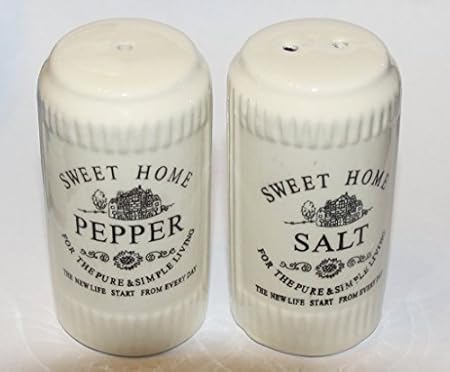 Salz Und Pfefferstreuer Vintage Landhaus Kuche Deko Nostalgie Antik Shabby Chic Amazon De Kuche Haushalt
