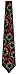Three Rooker Christmas Wreath Neck Ties Mens Holiday Necktie