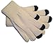 IT'S RIDIC! Warm Knitted Stretch touchscreen/texting winter gloves with a soft texture. Just thick enough to not be bulky. Off-White