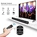 Surround Sound Bar, dodocool 32-Inch Wired & Wireless BT 4.2 Stereo Soundbar, Three Equalizer Mode Audio Speaker for TV, USB/SD/AUX Input, Wall Mountable, Remote Control