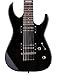 ESP LTD M-17 7-String Electric Guitar, Black