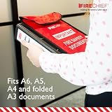 Firechief HSDA4 Soft Pack Document Holder A4 Red view 4