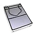 C-Line Stitched Dual Pocket Shop Ticket Holder with Hanging Strap, Both Sides Clear, 9 x 12 Inches, 15 per Box (38912)