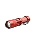 Mini Butterball Mini Adjustable Foucs Zoom 3 Modes AA/14500 Battery Tactical Night Vision Flashlight Torch for Hunting Star Gazing (Red)