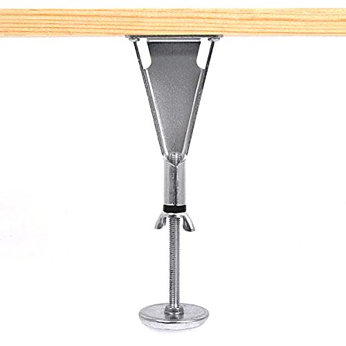 Bed Claw Unibody Adjustable Height Bed Frame Slat Center Support Leg, U.S.A. (Single)